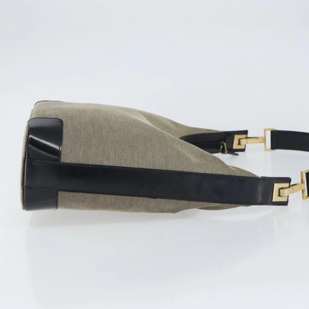 Authentic GUCCI Shoulder Bag Canvas Beige Gold 001 4204 - Picture 11 of 16